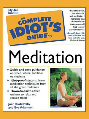 cover image of The Complete Idiot's Guide to Meditation